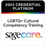 2025 Credential Platinum - LGBTQ+ Cultural Competency Training from SAGECare
