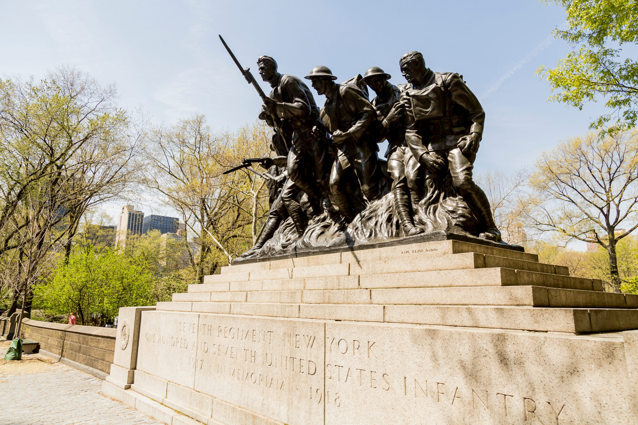 107th Regiment Monument in NYC - Veterans Monuments to Visit on the UWS near 305 West End Assisted Living 